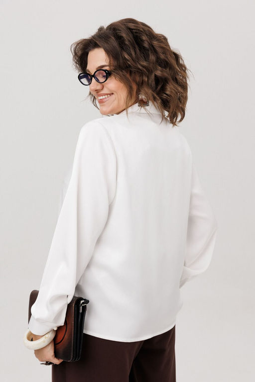 Рубашка ANELLI 1663 перламутровая жемчужина  фото 8