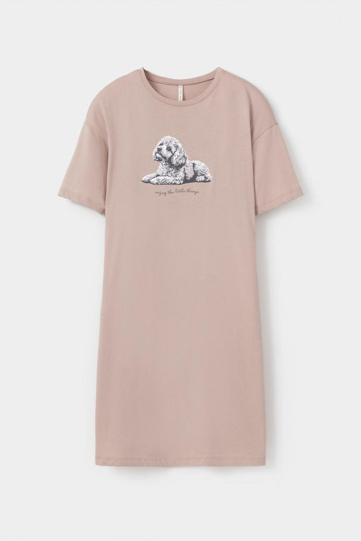 Е 10065/кофейный сорочка ночная жен - Very neat фото 2