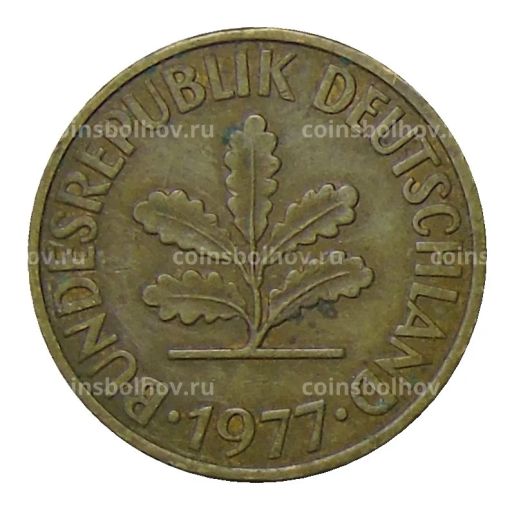 10 пфеннигов 1977 года F Германия