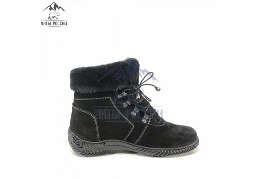 Сапоги зимние натуральная замша,натуральная овчина, литая подошва