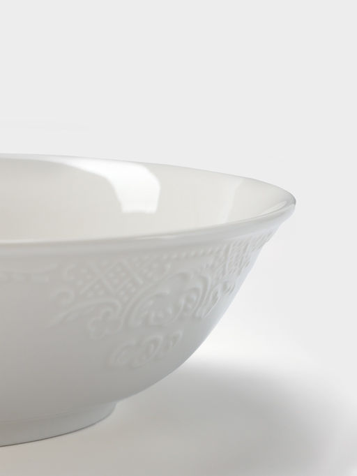 Тарелки глубокие WY Venecia, набор 2 шт., 580 мл, фарфор, белые