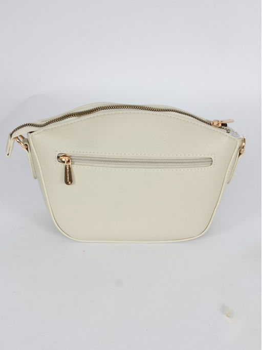 Сумка женская искусственная кожа DJ-СМ 7362-ALMOND MILK, 1отд, плечевой ремень, молочный SALE 263881 - Adelia фото 6