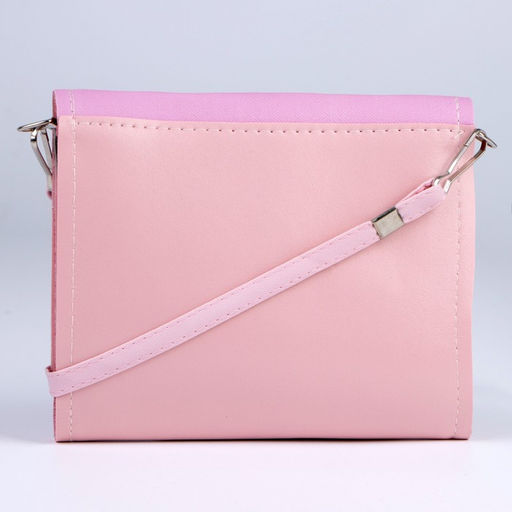 Сумка детская для девочки Авокато на клапане, розовая - NAZAMOK KIDS фото 4