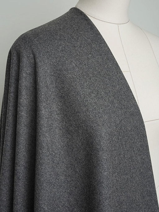 Шерсть костюмная Твид цв.Графитово-серый меланж, СОРТ2, ш.1.5м, шерсть-50%, п/э-50%, 240гр/м.кв - Купава фото 3