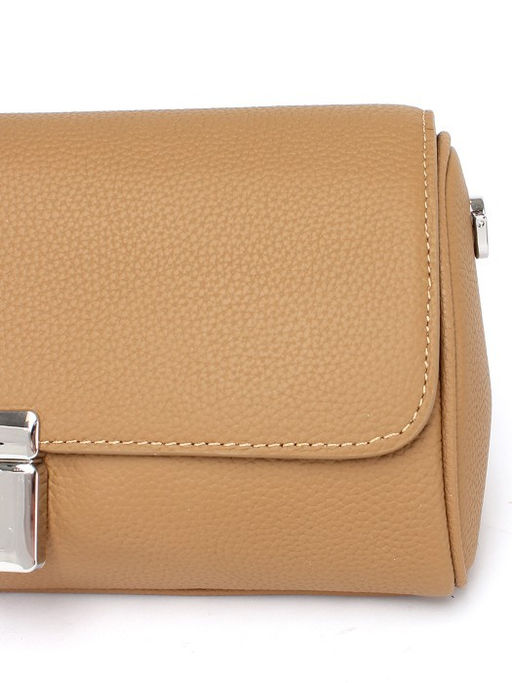 Сумка женская натуральная кожа GU 2066-7176, 1отд, плечевой ремень, тем.бежевый SALE 261177 - Adelia фото 4