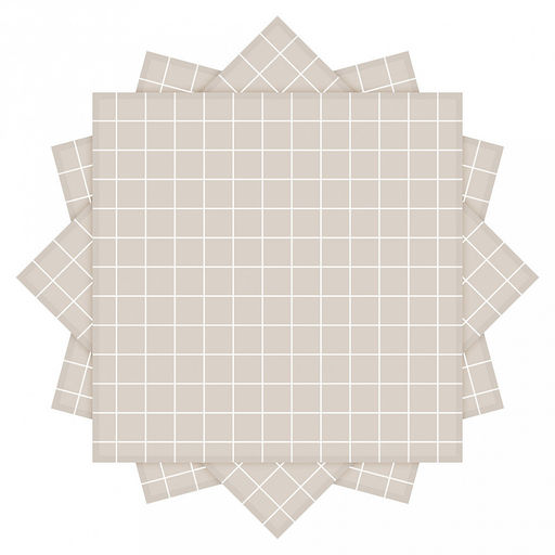 Комплект столовый 7пр "Сардиния"/"Сардиния" клетка: скатерть 180х150см, салфетка сервировочная 42х42см - 6шт, длина стола до 140см, на 6 персон, хлопок "Премиум" 186г/м2, "Домашняя мода" (Россия)