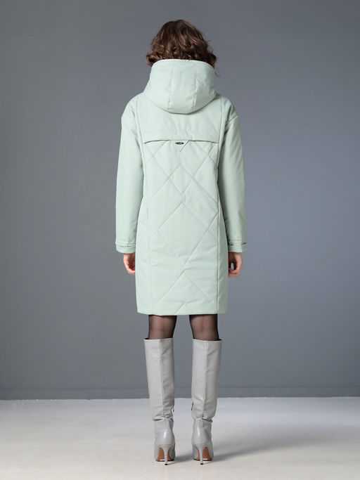 25303 Пальто дем. св.зеленый - Dizzyway фото 4