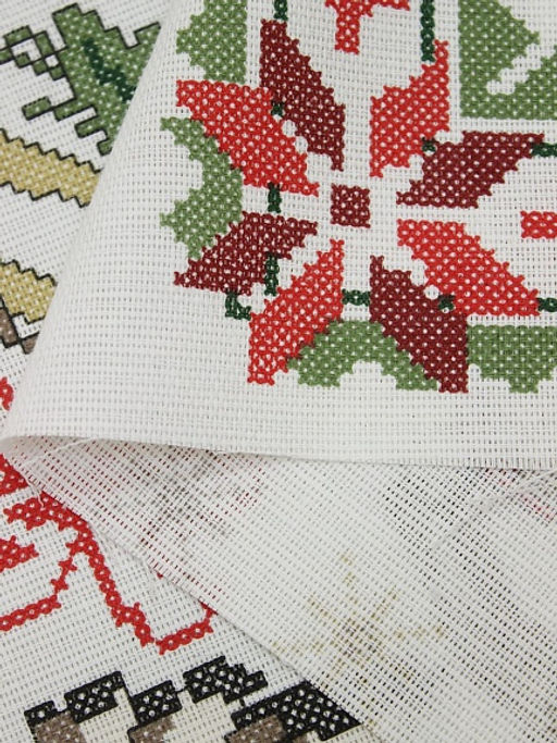 Рогожка Зимние развлечения, ш.1.5м, хлопок-100%, 165гр/м.кв, раппорт 63см - Купава фото 5