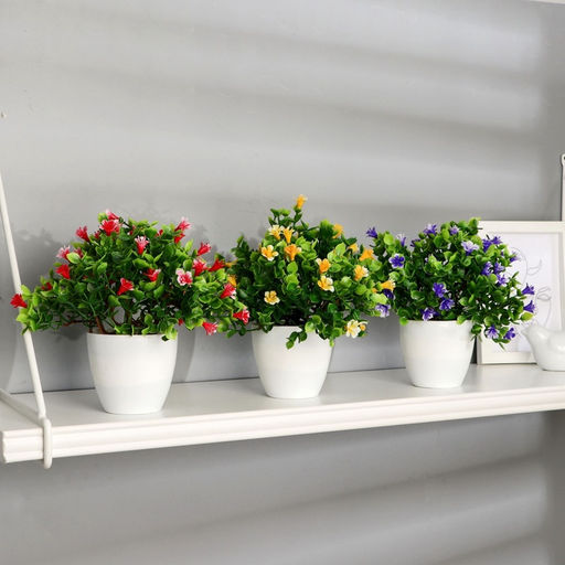 Искусственный цветок в горшке «Примула галант», 17×19 см, МИКС