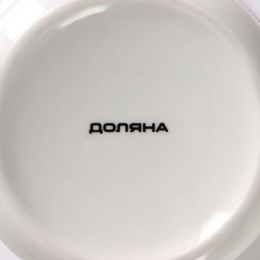 Кружка фарфоровая Доляна 14 февраля. Сердце, 370 мл, цвет белый