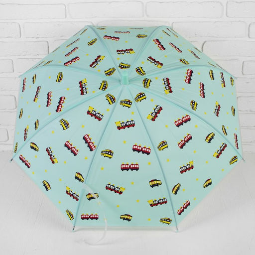 Зонт детский Траспорт 80*80*65 см МИКС, d: 80 см, трость:65 см - Simaland фото 4