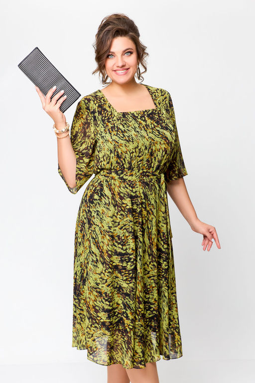 Блуза Swallow 803.2 черный+серебряный узор фото 1036