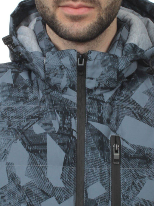 2121 GRAY Жилет мужской (100 гр. синтепон) - Фабричный китай фото 3