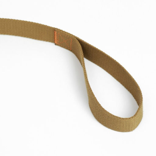 Поводок брезентовый, 1,6 м х 3 см, песочный - Пижон фото 3