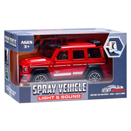 Машина "Джип" (свет, звук, спрей) в коробке