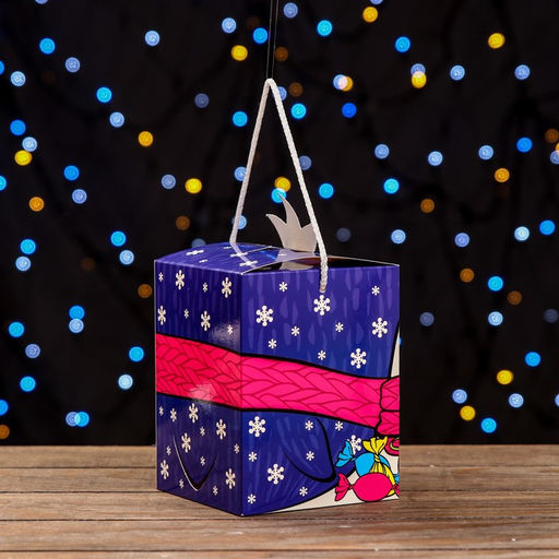 Цена за 5 шт. Подарочная коробка Смекубик Пингвинёнок,12 х 12 х 15,5 см - Simaland фото 4