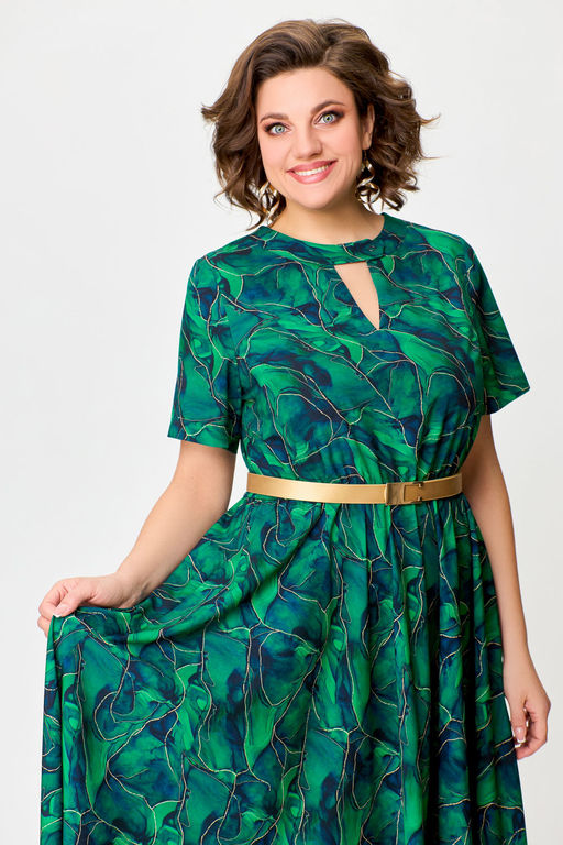 Блуза Swallow 803.2 черный+серебряный узор фото 1090