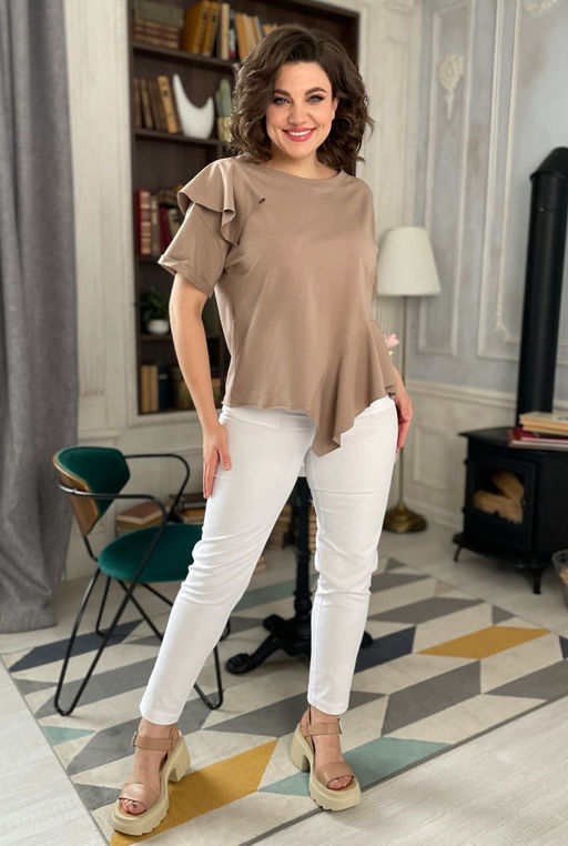 Блуза Rumoda 2122 капучино  фото 8