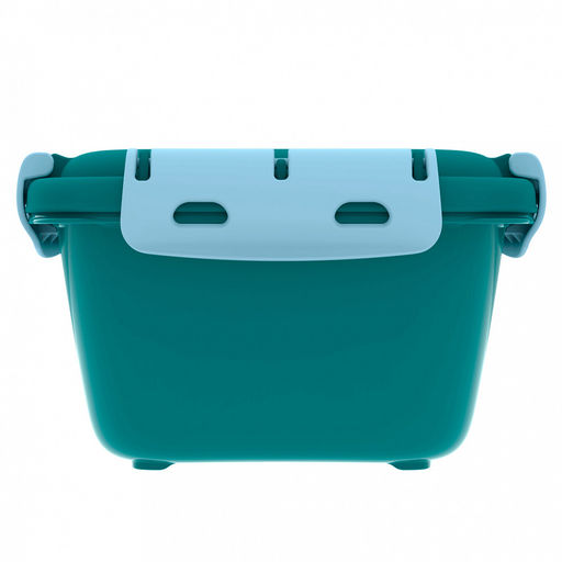 Ланч-бокс "Перекус" 1,5л, 20,4х16,2?9,4см, с клипсами, уплотнитель, полипропилен (Россия)