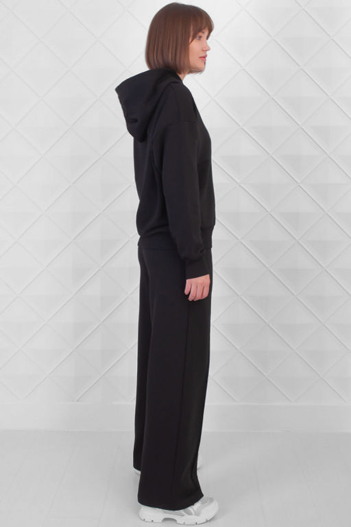 Арт. 2527/2 Костюм с брюками женский 44-52 (5 шт) Цвет:верх-черный,низ-черный - Калинка фото 16