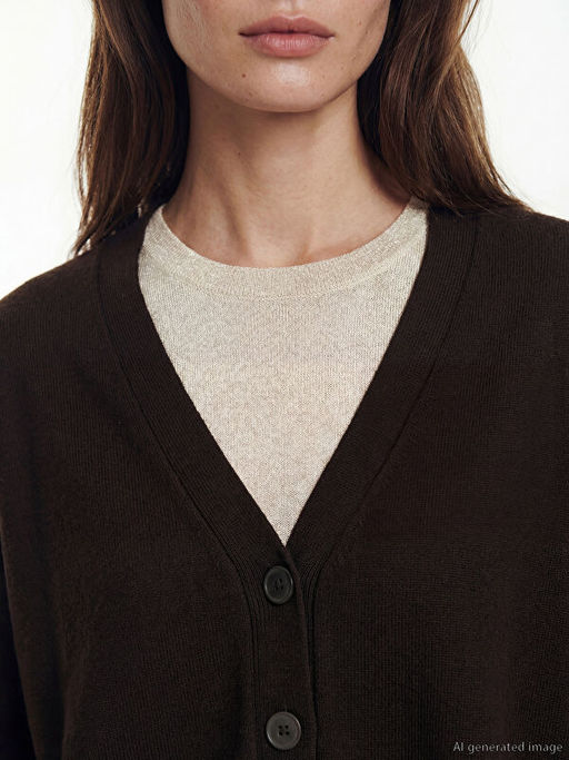 V Yaka Kad?n Triko H?rka