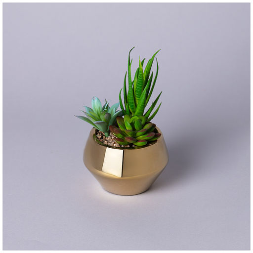 СУККУЛЕНТ ИСКУССТВЕННЫЙ В ГОРШКЕ 11*15СМ