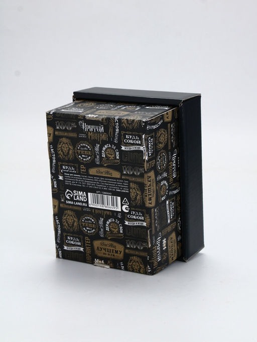 Бокал для коньяка Непробиваемый, настоящему мужчине, 395 мл