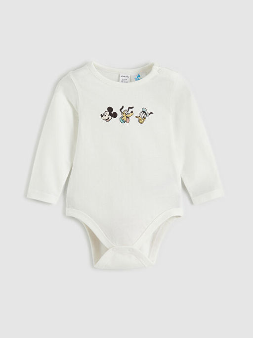 Mickey ve Arkada?lar? Bask?l? ??t??tl? Body ve E?ofman Alt?