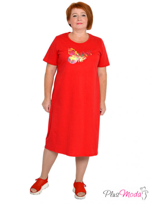 Платье Модель №1039 размеры 44-84 - Plusmoda фото 3