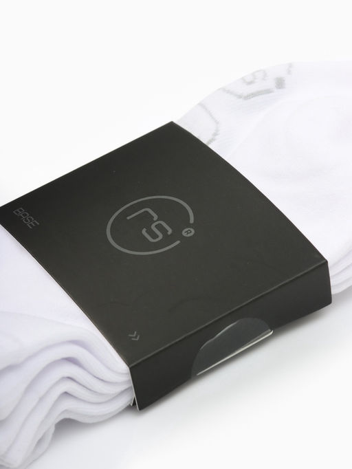 Носки мужские спортивные укороченные, набор 3 пары Resport, размер 42-45, белые