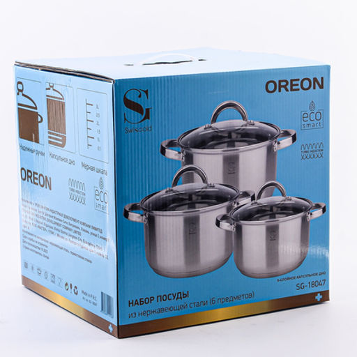 18047-1 Набор кастрюль 6пр Swisgold(х4) - Mayer&boch фото 6