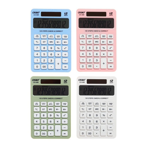 Калькулятор настольный 12-разрядный CS-588, МИКС