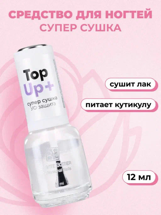 Brigitte Bottier УХОДЫ Д/НОГТЕЙ Средство д/ногтей 14 Cупер Сушка Super Dry Top Coat 12мл BB-РNC/14