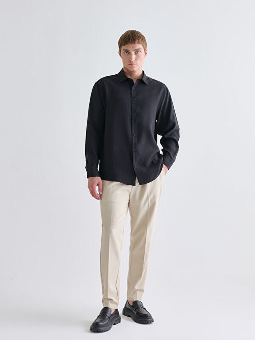 Rahat Kal?p Uzun Kollu Erkek G?mlek