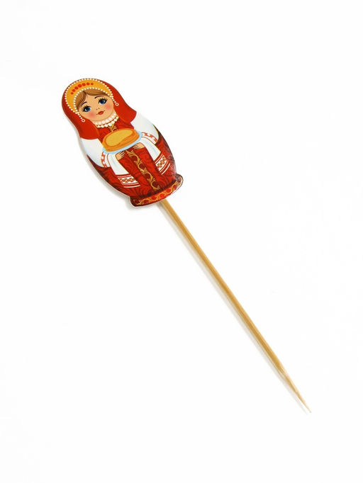 Цена за 2 шт. Украшение для блинов на масленицу «Матрешка», 6×19 см