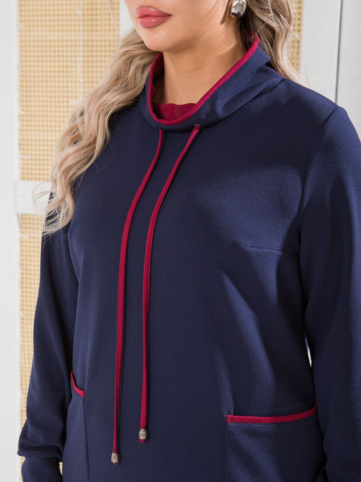 Платье 1463 темно-синий