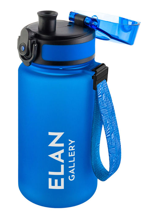 Бутылка для воды 350 мл 6,8*6,8*17 см "Style Matte" небесная