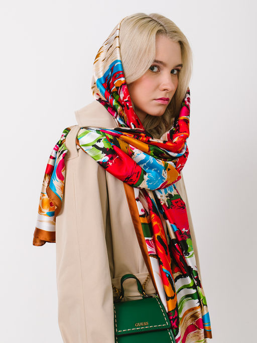 Большой, мягкий, тонкий и очень нежный двусторонний палантин - Tantino фото 10