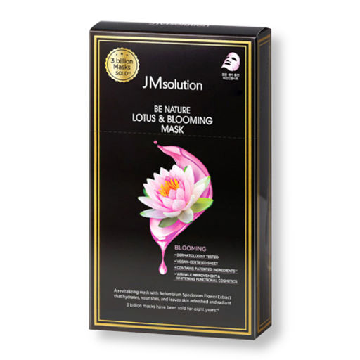 Маска для лица тканевая с экстрактом лотоса - Mask Be Nature Lotus & Blooming, 24 мл