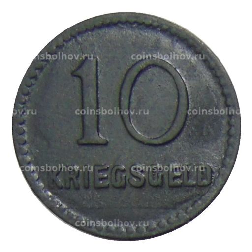 10 пфеннигов 1917 года Германия Нотгельд Кайзерслаутерн