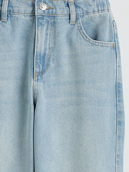 Baggy Fit Erkek ?ocuk Jean Pantolon