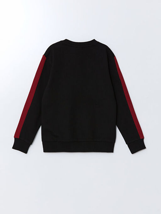 Bisiklet Yaka Galatasaray Bask?l? Erkek ?ocuk Sweatshirt