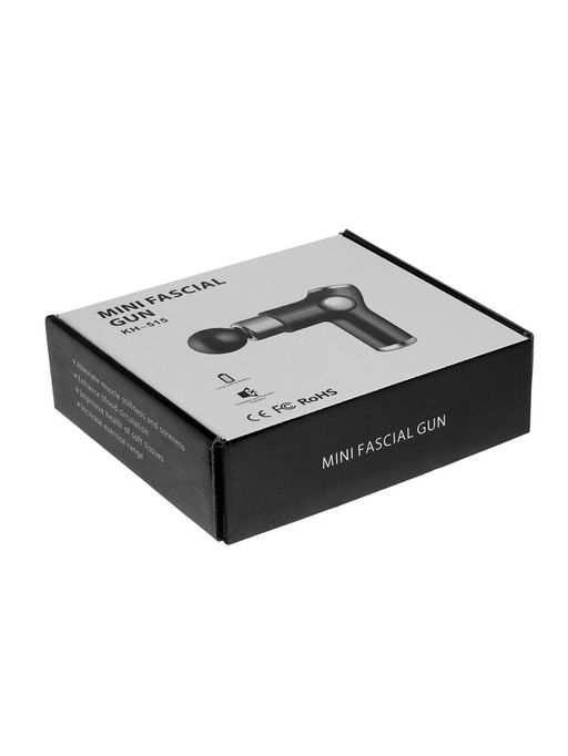 Массажёр для тела LEM-02, перкуссионный, 4 насадки, 6 режимов, 1800-3200 об/мин