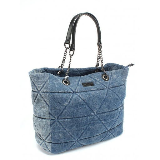 Сумка женская текстиль DJ-7050-2-BLUE JEAN 1отдел, синий SALE 261486 - Bobo фото 6