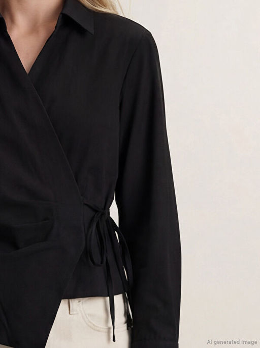 Kruvaze Yaka Kad?n G?mlek