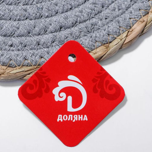 Салфетка сервировочная на стол Доляна Мэг, 2525 см, цвет голубой  фото 5