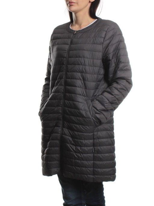 K-528 DK. GRAY Куртка демисезонная стеганая женская (70 гр. холлофайбер) - Fashion фото 5