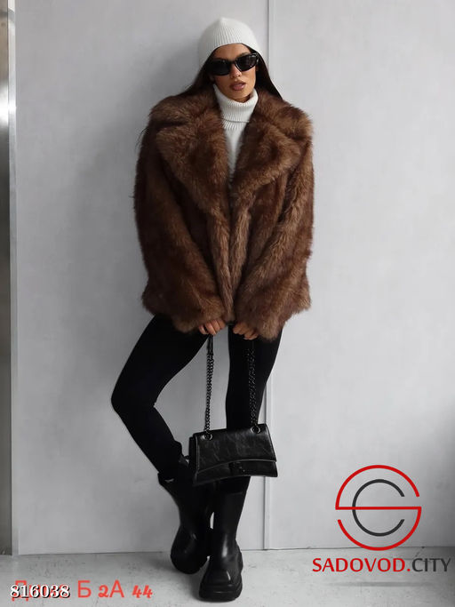 Шуба женская из искусственного меха - Bruno фото 2