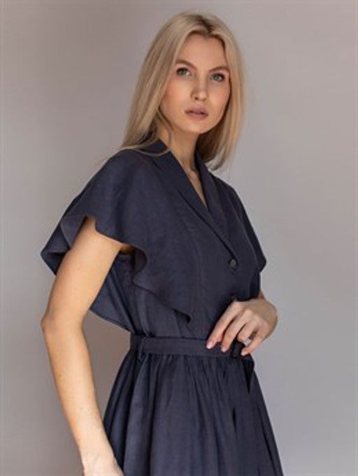 платье лен 57%, вискоза 43% - Волтри фото 8