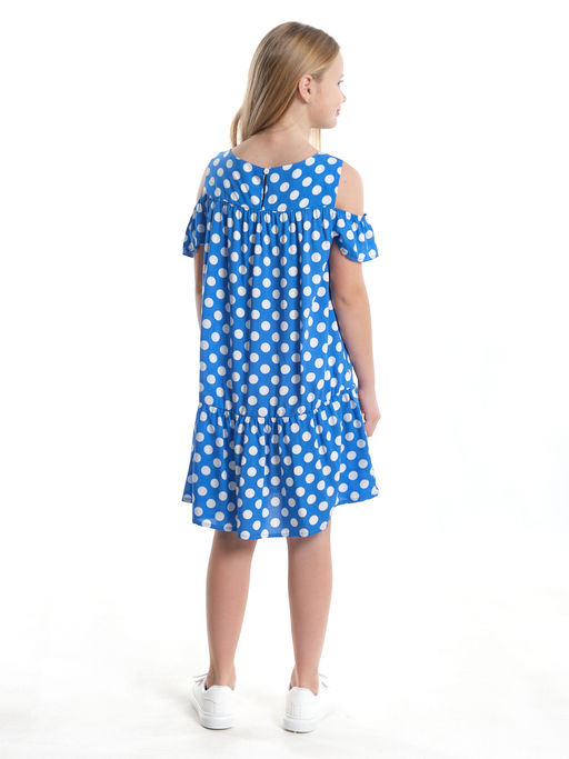 Платье в горох 22-7180 голубой горох - Mini maxi фото 19